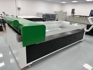 Side view of BW-5280 large format scan-type LED flexo plate exposure equipment