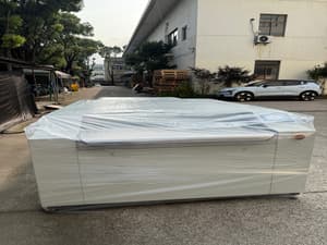 Bowin solvent flexo plate washing machine film wrapped for export packing